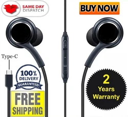 For Samsung Galaxy Note 10 10+ 20 Plus AKG Type-C Earphones Earbuds Headphones. Interface type: Type-C. Cable type :...