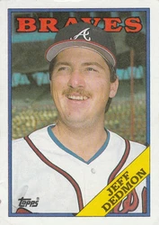 Jeff Dedmon - 1988 Topps #469 - Atlanta Braves Baseball Card