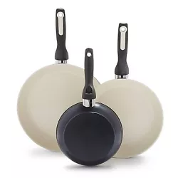 •GreenPan’s Rio Collection features a healthy ceramic nonstick coating (reinforced with diamonds!) and a heavy-duty...