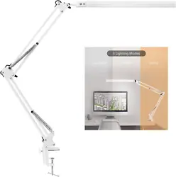 1 x LED Architect Desk Lamp. Relax: Comfortable WARM LIGHT (3000K) drives all your stress away. A Rotating base,...