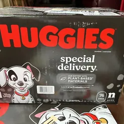 Box of Huggies Special Delivery Diapers Size Newborn Qty. 76