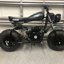 Axis M200 Mini Bike New. Has upgraded mikuni carb 3d Motorsport clutch cove jack shaft has been removed but have all...