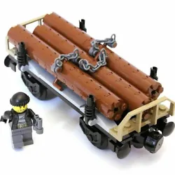 Vends Le wagon à rondins Lego City Neuf. Sachet scellé.