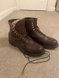 red wing boots 13 used. Boots are in excellent condition!! Only worn a few time! My husband bought them but thinking he...