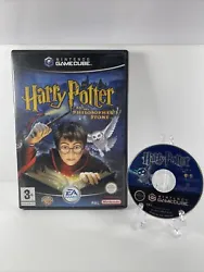 Harry Potter et la pierre philosophale Nintendo Gamecube UK PAL. Pas de manuel.