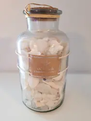 Up for sale is a beautifully filled glass jar with natural seashells and natural sea glass. The seashells and sea glass...