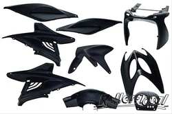 Jeu de carénages noir métallisé 9 pièces YAMAHA Aerox MBK Nitro k.