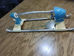 Vtg Aqua King Aqua Blue Oscillating Sprinkler. First off this item is vintage soda show signs of where there are some...