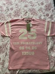NWT Gucci Pink Short Sleeve Shirt XS (oversized) Pink Retails for over $500. Brand new. Cotton XS but it’s...