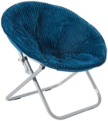 Update your bedroom or dorm with the cozy Corduroy Saucer Chair. Super comfortable, this chair is perfect for reading,...