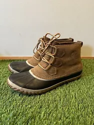 Sorel Womens Size U.S. 9 Out N About Leather Waterproof Ankle Boots NL2133-286. Make sure to check all photos before...
