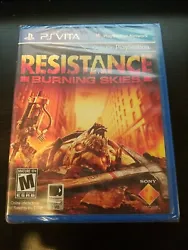 Resistance: Burning Skies (Sony PlayStation Vita, 2012) Brand New Sealed. Condition is 