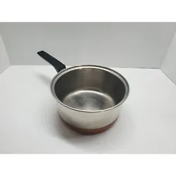 This listing is for Eckoware Flint Copper Bottom 2qt pot. It is in Excellent condition. . Sold as is