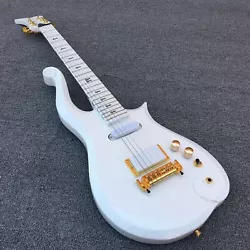 Classic Prince Cloud White Electric Guitar With Maple Fingerboard Mahogany Body. Product Image ： If you like Martin,...
