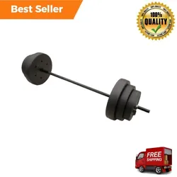 Keep yourself fit and toned with the CAP Barbell Standard Weight Set, designed to give you a full body workout. It is...