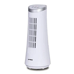 Cool off at your desk with the 12-in. Desktop Ultraslim Oscillating Tower Fan from Optimus, in white. This desktop fan...
