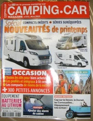 N°272 - Mars 2015. Camping Car Magazine.