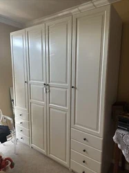 Being sold is a white dresser cabinet in excellent condition. Perfect for organizing clothing and shoes in their...