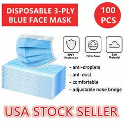 Disposable Sanitary Face Mask. - Nose Bridge Strip Inside Help Keep Mask Close to Skin. Place mask over nose and mouth....