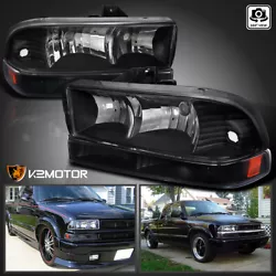 1998-2004 Chevy S10 Blazer models only. 1998-2004 Chevy S10 Pickup models only. Factory style headlights and bumper...