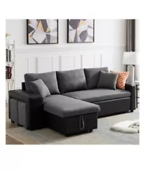 Aukfa Modern sectional sleeper sofa-pull out bed.
