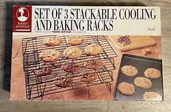Roshco Bakers Advantage Set/3 Stackable Cooling/Baking Racks Commercial QualityNew in BoxFrom a smoke free home.Ships...