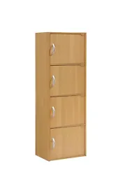 Tall Storage Cabinet Kitchen Pantry Cupboard Organizer Furniture 4 Doors Shelves. 5 Drawer Dresser Storage Tower...