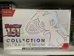 Vente d’un coffret Ultra prémium neuf sous blister!Coffret contenant 3 cartes promo dont les fameuses Mew et Mewtwo...