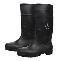 The high-top design of the work boots is waterproof, preventing rainwater and mud from entering the boots and keeping...