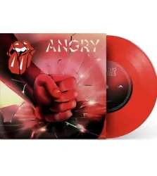 45Tours The Rolling Stones - Angry Limited 7 RED Vinyl Single NEW Edition limitée de couleur rouge Neuf et sous...