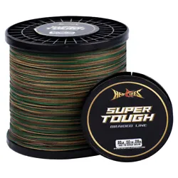 HERCULES Super Tough Braided Fishing Line. Available in multiple braided fishing line spool and sizes, the higher-rated...