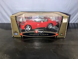 This Burago diecast model car is a must-have for any collector or fan of Dodge Viper RT/10. The stunning red color and...