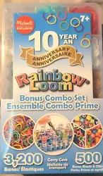 Rainbow Loom Bonus Combo Set Rubber Band And Beads Arts and Crafts.
