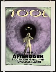 Afterdark, Honolulu, Hawaii. Artist: Matt Getz. Signed & Numbered by Matt Getz. Silkscreen Printed. Note: Has a 3/4