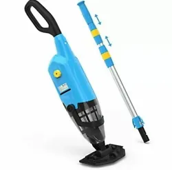 Strong Suction 35-38L/min- The handheld pool vacuum has big vacuum head with two big side bristles head, its design...