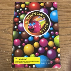 Vintage Hi Bouncing Balls Vending Machines Display Card.
