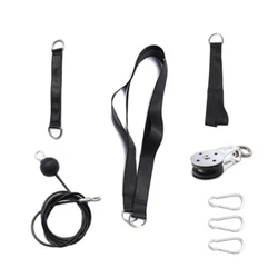The pulley rotate 360-degree prevents the rope from twisting, and smooth roller ensures a good traverse of the rope. 1...