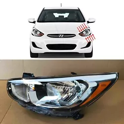 Fitment: 2015 2016 2017 Hyundai Accent. Without LED projector beam. Without projection headlamps 100% Brand New Fast...
