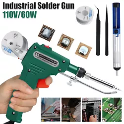 Internal Heating Soldering Gun: It can prevent users from being burnt by high temperature, suitable for 900M series...