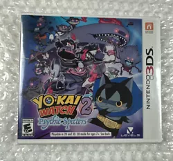 Yokai Watch 2 Psychic Specters (Yo-Kai) Nintendo 3DS Brand New Factory Sealed. Brand new and factory sealed. Seal has...