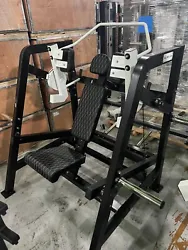 Pullover Machine - Black / White Residential and Commercial Gym Equipment.