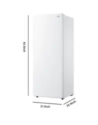 The skinny size and recessed handle of the Arctic K Upright Freezer makes it an excellent fit in another storage space...