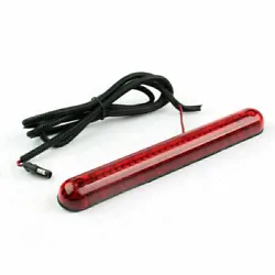 This item is a kind of all purpose brake lamp, fitting most vehicles and increasing the warning effect at the brake...