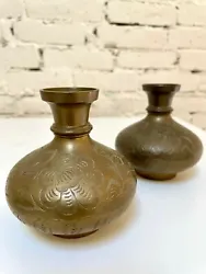 Found these in an old house in Massachusetts. Old Antique Indian Copper Water Pot. I believe it was made in the mid...