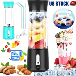 Powerful and effective: The juicer cup is equipped with 6 PCS 304 stainless steel blades and 7.4V motor. higher level...