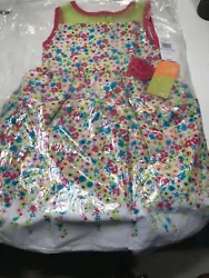 Penelope Mack Girls Sleeveless Sun Dress Size 6 Flower Multi Color. Condition is New with tags. Shipped with USPS First...