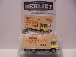 FOURGON AVEC CAPUCINE. ATH - BELGIQUE. BERLIET CITROEN 560 K. N° 91 de la série COLLECTION BERLIET. -Colissimo...