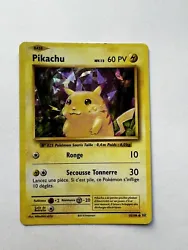 Carte Pokémon Pikachu 35/108 holographique 2016.