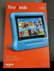 This Amazon Fire 7 Kids Edition (9th Generation) tablet has a 7 inch screen with a maximum resolution of 1024 x 600. It...
