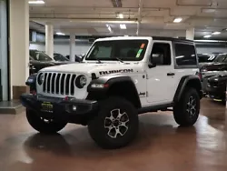 Certified. Bright White Clearcoat 2021 Jeep Wrangler Rubicon 4WD 8-Speed Automatic 3.6L V6 24V VVT Jeep Combined...